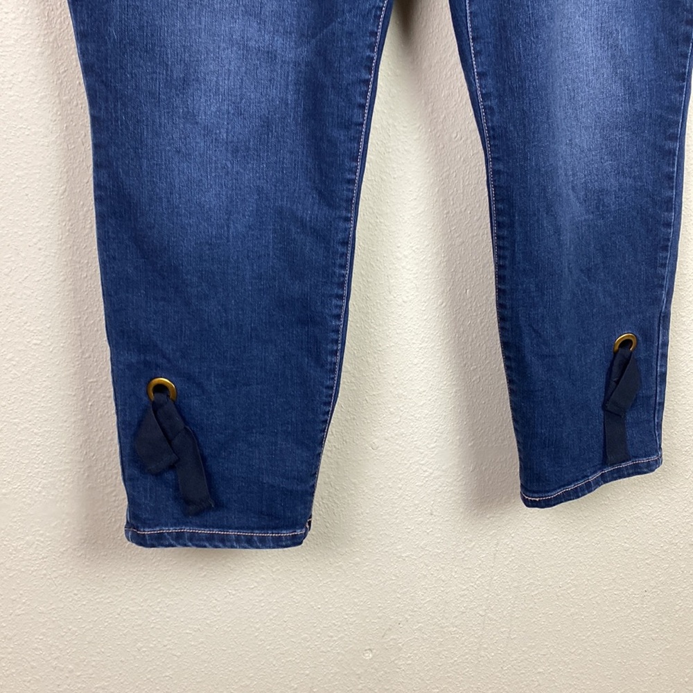 Vintage America | Wonderland Skinny Ankle Jeans Plus 20W - Picture 2 of 8